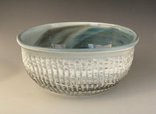 Load image into Gallery viewer, #3218 Serving Bowl Squared Weave Carve
